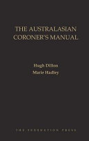 The Australasian coroners' manual /