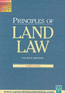 Principles of land law /