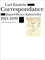 Correspondance 1921-1939 /