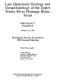 Late Quaternary geology and geoarchaeology of the upper Trinity River Basin, Texas : field trip #11 guidebook, October 28, 1990, Geological Society of America 1990 annual meeting /