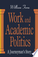 Work and academic politics : a journeyman's story /