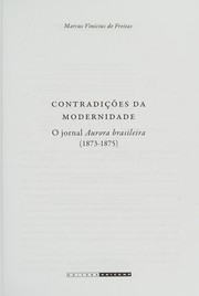 Contradições da modernidade : o jornal Aurora brasileira (1873-1875) /