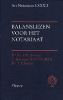 Balanslezen voor het notariaat /