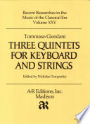 Three quintets for keyboard and strings /