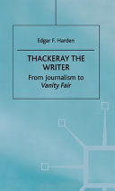 Thackeray the writer :