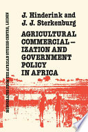 Agricultural commercialization and government policy in Africa /