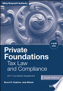 Private foundations : tax law and compliance