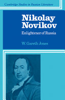 Nikolay Novikov, enlightener of Russia /
