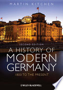 A history of modern Germany, 1800 to the present /