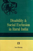 Disability and social exclusion in rural India /