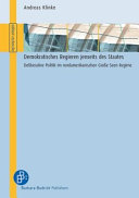 Demokratisches Regieren jenseits des Staates : deliberative Politik im nordamerikanischen Grosse Seen-Regime /