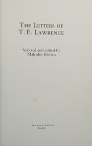 The letters of T. E. Lawrence /