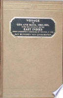 Voyage to Goa and back, 1583-1592, with his account of the East Indies : (from Linschoten's Discourse of voyages, in 1598) /