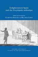 Enlightenment Spain and the "Encyclopédie méthodique" /