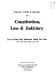 Selected articles & speeches on constitution, law & judiciary /