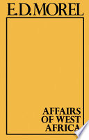 Affairs of West Africa /