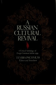 A Russian cultural revival : a critical anthology of �emigr�e literature before 1939 /