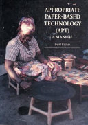 Appropriate paper-based technology (APT) : a manual /