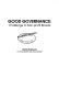 Good governance : challenge to non-profit boards /