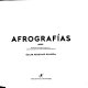 Afrograf�ias : representaciones gr�aficas y caricaturescas de los afrodescendientes /