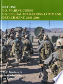 Det One : U.S. Marine Corps U.S. Special Operations Command Detachment, 2003-2006 /