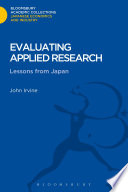 Evaluating Applied Research : Lessons from Japan