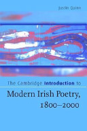 The Cambridge introduction to modern Irish poetry, 1800-2000 /