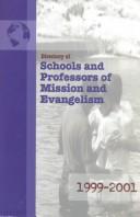 Directory of schools and professors of mission and evangelism in the USA and Canada