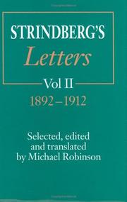 Strindberg's letters /