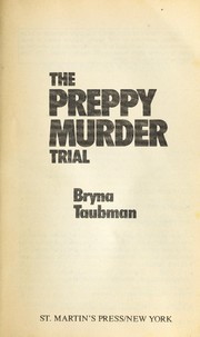 The preppy murder trial /