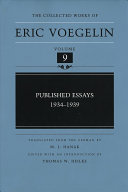 Published essays, 1934-1939 /