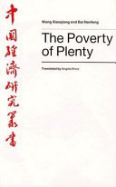 The poverty of plenty /