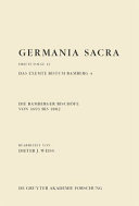 Die Bamberger Bischöfe von 1693 bis 1802 /